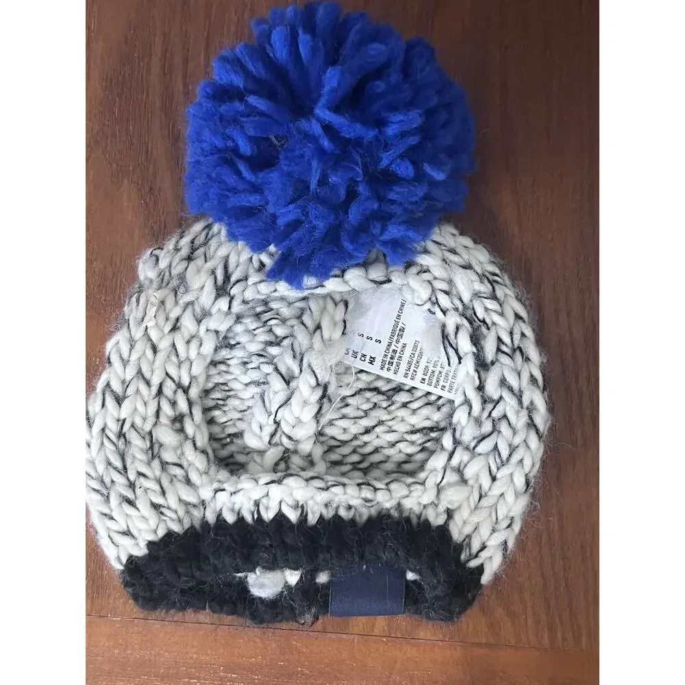 American Eagle (Beagle) Small Dog Knit Pom Pom Beanie Hat Cap NEW